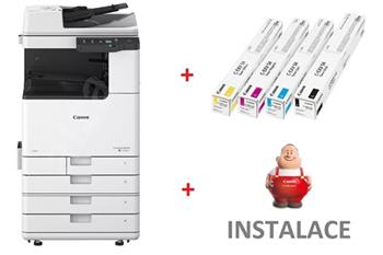 Canon iR-C3326i + kazetová jednotka AW1 + sada tonerů C-EXV65 (Bk, C, M, Y) + instalace
